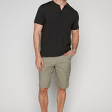 KRAVITZ - Mens 5-Pockets Pull-On Cargo Poplin Shorts - Light Olive DNM.WORKS