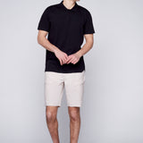 KRAVITZ - Mens Shorts With bellowed Cargo pockets - Sand