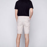 KRAVITZ - Mens Shorts With bellowed Cargo pockets - Sand