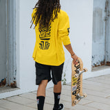 T-shirt avec logos d’équipes imprimés - Jaune