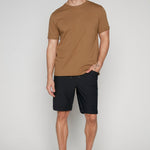 LENNON - Mens Rolled Up Shorts with Cool Stretch - Dark Navy DNM.WORKS