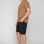 LENNON - Mens Rolled Up Shorts with Cool Stretch - Dark Navy DNM.WORKS