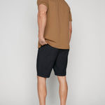 LENNON - Mens Rolled Up Shorts with Cool Stretch - Dark Navy DNM.WORKS