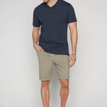 LENNON - Mens Rolled Up Shorts with Cool Stretch - Light Olive DNM.WORKS