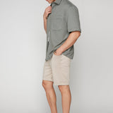 LENNON - Mens Rolled Up Shorts with Cool Stretch - Sage DNM.WORKS