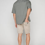 LENNON - Mens Rolled Up Shorts with Cool Stretch - Sage DNM.WORKS