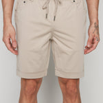 LENNON - Mens Rolled Up Shorts with Cool Stretch - Sage DNM.WORKS