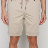 LENNON - Mens Rolled Up Shorts with Cool Stretch - Sage DNM.WORKS