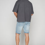 LENNON - Mens Rolled-Up Shorts - Vintage Blue