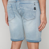 LENNON - Mens Rolled-Up Shorts - Vintage Blue