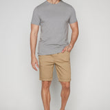 LENNON - Mens Rolled Up Shorts - Beige