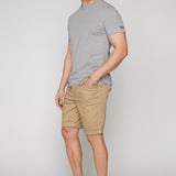 LENNON - Mens Rolled Up Shorts - Beige