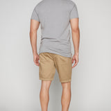 LENNON - Mens Rolled Up Shorts - Beige