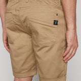 LENNON - Mens Rolled Up Shorts - Beige