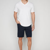 LENNON - Mens Rolled Up Shorts - Navy