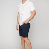 LENNON - Mens Rolled Up Shorts - Navy