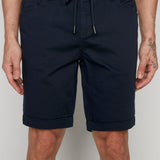 LENNON - Mens Rolled Up Shorts - Navy