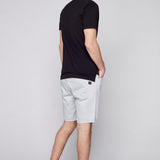 LENNON - Mens Rolled Up Shorts - Frost Blue