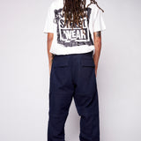 OLI - Loose Fit Pant with Adjustable Hems - Indigo Denim