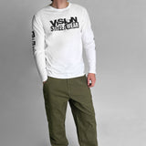 PANTALON OLI COUPE LARGE EN SERGÉ – OLIVE