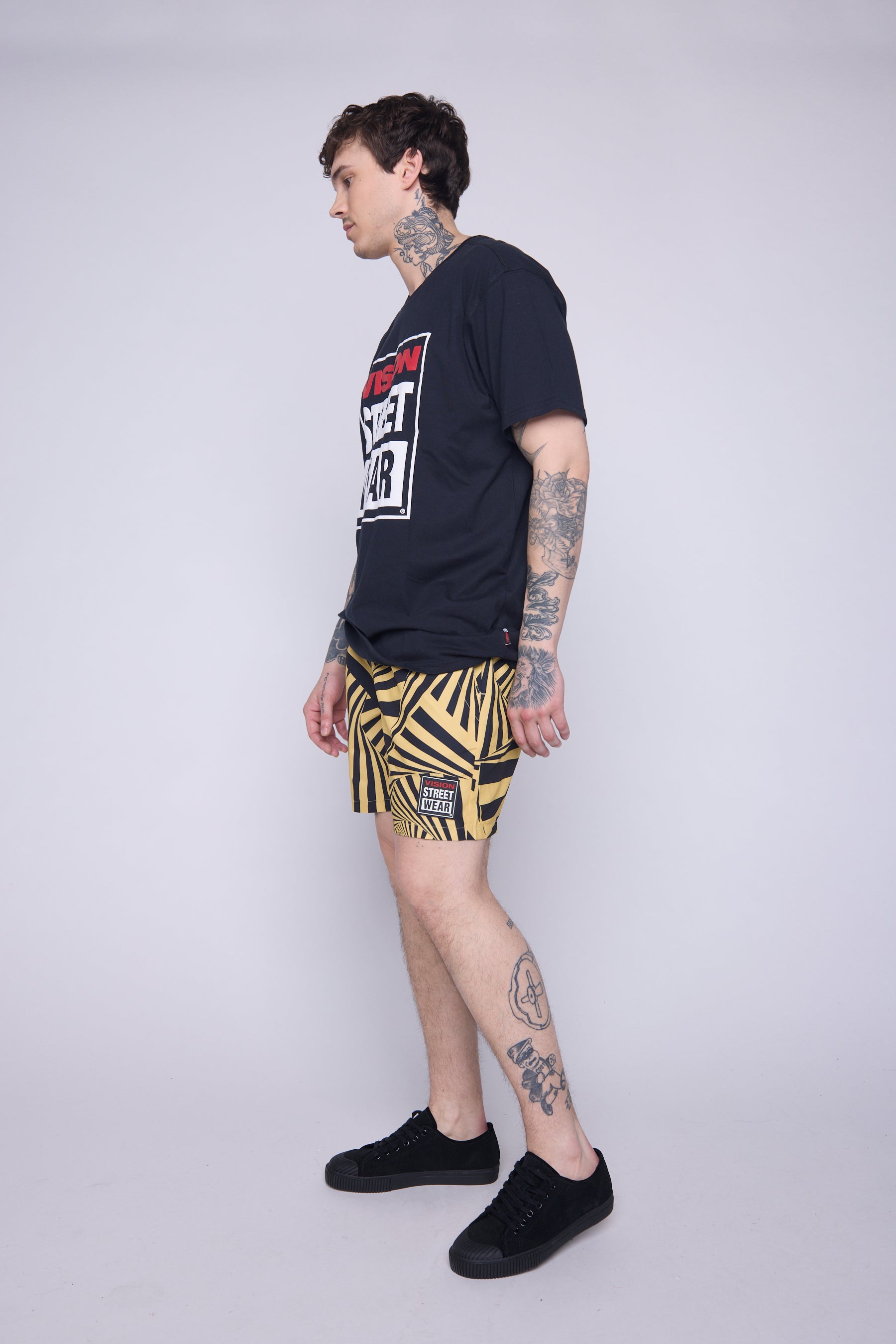 Vision Street Wear Aop Spiral Swim Shorts Butter