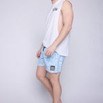 Vision Street Wear Aop Swim Shorts Blue Cloud