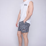 Vision Street Wear Aop Bone Yard Swim Shorts Black