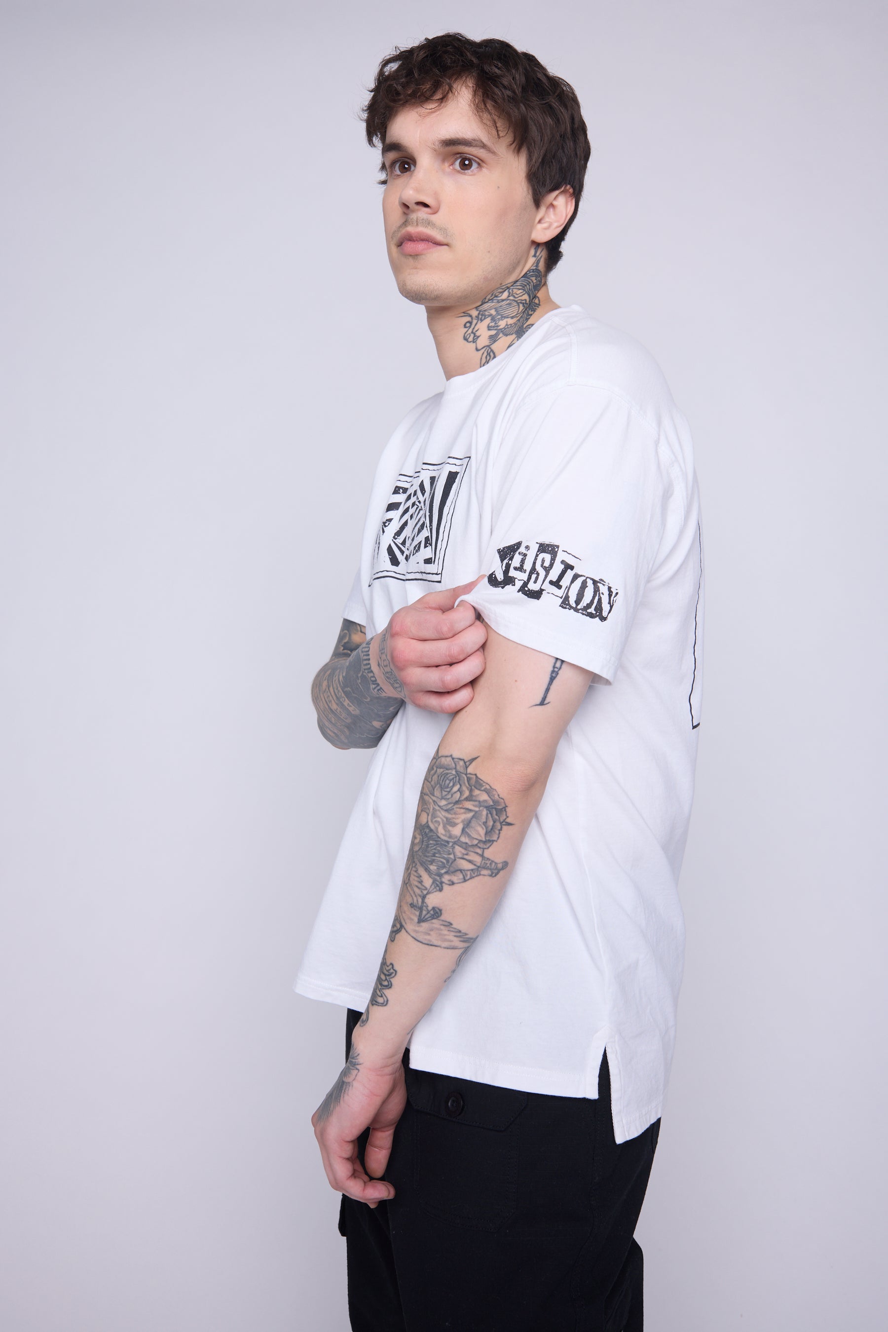 Vision Street Wear Spiral Box T-Shirt Ivory