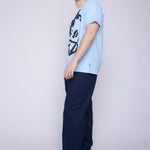 Vision Street Wear 80's Retro T-Shirt Blue Cloud