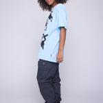 Vision Street Wear 80's Retro T-Shirt Blue Cloud