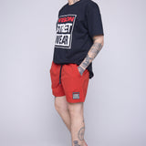 Vision Street Wear Solid Swim Shorts Red