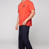 BOYCHIK - 5 Pocket Loose Fit Pant - Blue Black Denim