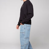 DORFMAN - Loose Fit Carpenter Pant - Dark Stone Denim