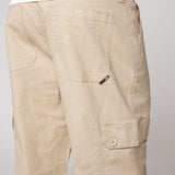 GELFAND - Loose Fit Cargo Pant with Adjustable Hems - Tan Ripstop