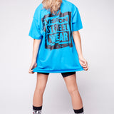 Safety Pin Logo T-Shirt - Blue