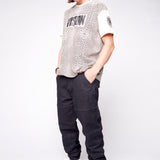 OLI - Straight Leg Denim With Adjustable Bottom Hem - Grey