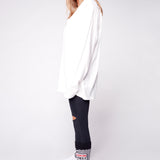 Long Sleeves Iconic Logo T-Shirt - Ivory