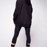 Iconic Logo Hoodie- Black