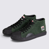 Vision Street Wear Leather Suede High Top Skateboard Sneakers Army