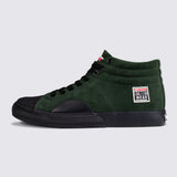 Vision Street Wear Leather Suede High Top Skateboard Sneakers Army