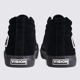 Vision Street Wear Leather Suede High Top Skateboard Sneakers Black