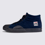 Vision Street Wear Leather Suede High Top Skateboard Sneakers Deep Navy