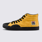 Vision Street Wear Leather Suede High Top Skateboard Sneakers Mustard