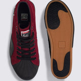 Vision Street Wear Leather Suede High Top Skateboard Sneakers Oxblood