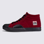 Vision Street Wear Leather Suede High Top Skateboard Sneakers Oxblood