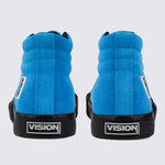 Vision Street Wear Leather Suede High Top Skateboard Sneakers Teal