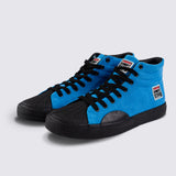 Vision Street Wear Leather Suede High Top Skateboard Sneakers Teal