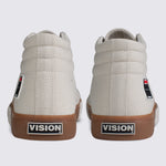 Vision Street Wear Canvas High Top Skateboard Sneakers Bone