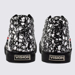 Vision Street Wear Canvas High Top Skateboard Sneakers Skull