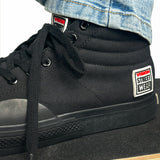 Canvas High Top Sneakers - Black
